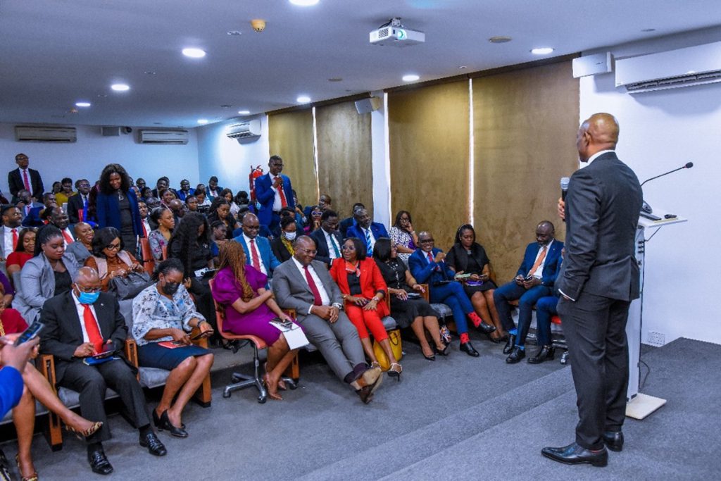 a cross section of the newly inducted hires